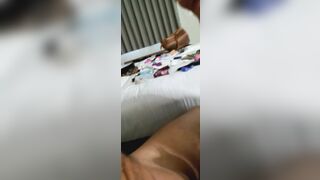 Hotel room blowjob and sex with cleanjean