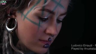 Anuskatzz first music video-timate cinematic piano play- Erotic, tattoo, ink, SFW, model, dance