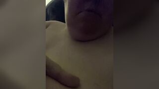 Rubbing my boobs