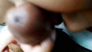 Rajasthani hot bhabhi sucking devar's cock and getting out cum - desi blowjob