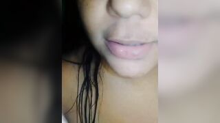 Video call with my boyfriend ends with a rich masturbation with my dildo and a happy ending