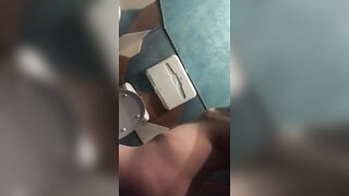 No bra at work - naughty amateur girlfriend on homemade solo cellphone video - horny and needy slut