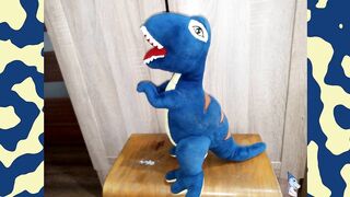 Blue dinosaur t-rex :Initial appearance