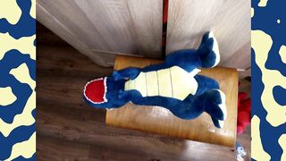 Blue dinosaur t-rex :Initial appearance