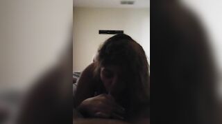 My girl gets so turned on after sucking dick and wants to cum quick(Part 1)