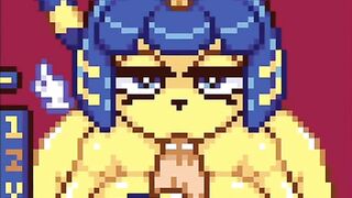 Neko Touch DX pixel art blowjob