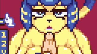 Neko Touch DX pixel art blowjob