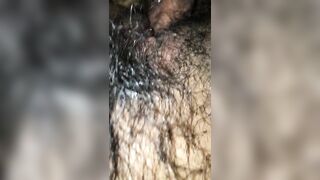 Big ass chick got creampied by roommate