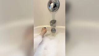 Bath Time Foot Fun