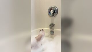 Bath Time Foot Fun