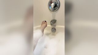 Bath Time Foot Fun