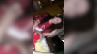 White girl sucks and fucks guy she met at target