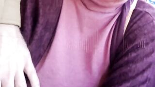 Mature lady is happy her tits are being groped