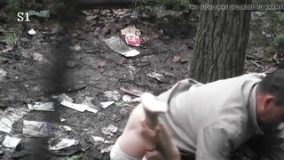 Asian Prostitute Creamed By Daddy In Forest