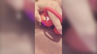 Watch me squirt while I play with myself with my fav toy