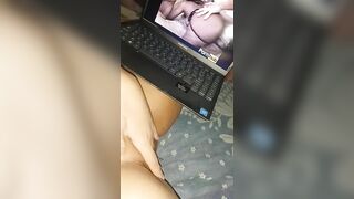 my husband went to work I went to watch porn, my pussy got sticky with horny I ejaculated????????????????