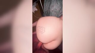 Petite her pink pussy makes me cream pie oops