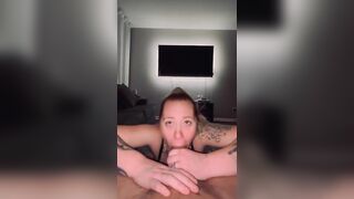 Sloppy head with anal ???? (OnlyFans @blondie_dread for FULL video