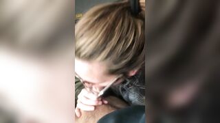 Lunch blowjob