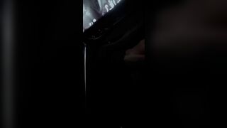 Hot Wife fingers herself in the car wash