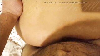 "Oh yes, harder in the ass! Come on, I'll come!" - Audio ON - Loud Orgasm - Anal Creampie - Amateur Couple - POV