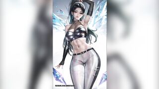 Image Compilation: League Of Legends KDA Kaisa Dick Ride Uncensored Hentai