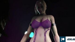 Nina Williams Huge Dick Fucked Until Cum