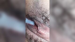 Stepstepmom with small pussy wants to be in pussy with hair ejaculation in pussy