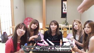 Image stabilized video of rowdy Japanese gyaru trying out sex toys