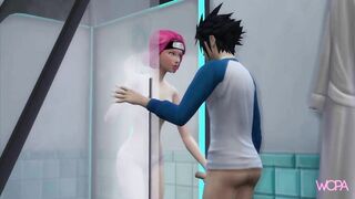 Naruto spying on Sakura having sex with Sasuke - Fucking husband from the front