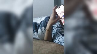 Step mom shares a bed with her step son at the hotel and fuck