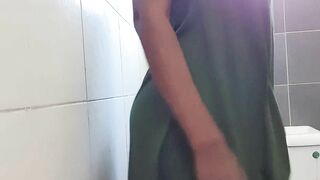 Quick Masturbation In A Public Toilet