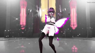 Honkai Star Rail Kafka Hentai Insect Bondage Nude Blind Dance MMD 3D Purple Wings Color Edit Smixix