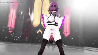 Honkai Star Rail Kafka Hentai Insect Bondage Nude Blind Dance MMD 3D Purple Wings Color Edit Smixix