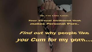 Babe shows fresh creampie & pussy asshole puckering closeups & real life daily vlogs - Lelu Love