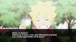 BORUTO FOLLANDOSE A TEMARI EN LA RESIDENCIA DEL HOKAGE-NARUTO FAMILY VACATION - CAP 16