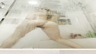 Hot Big Ass Blonde In Shower