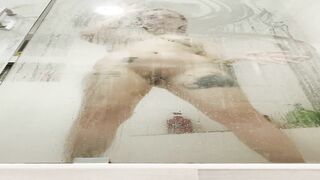 Hot Big Ass Blonde In Shower