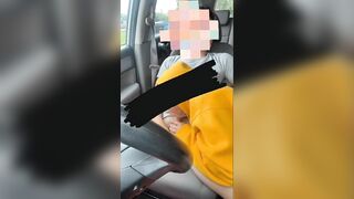 Latina rides dick RAW in car