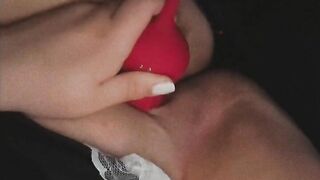 Rose vibrator for needy slut