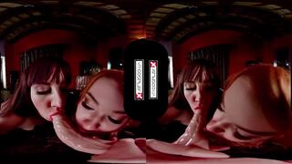 VRCosplayX.com Yen And Triss Enjoy Lesbian Session In Witcher XXX