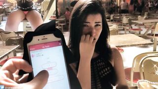 PUPLIC VIBRATING PANTIES ORGASM IN PUBLIC RESTAURANT LUSH