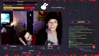 Twitch Streamer Etole11's Girlfriend gives him Head and Gets Caught out