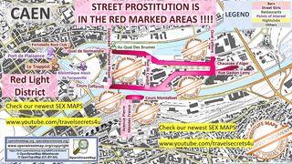 Caen, France, Sex Map, Street Prostitution Map, Massage Parlours, Brothels, Whores, Escort, Callgirls, Bordell, Freelancer, Streetworker, Prostitutes