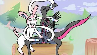 Sylveon X Salazzle! Pokemon sex