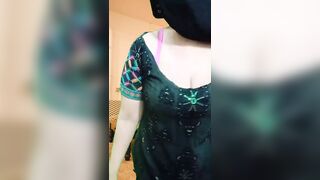 Lebanon Hijab Stepmom Showing Big Boobs