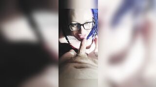 POV Cock sucking bbw milf real British Couple