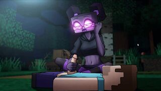 HornyCraft EnderGirl Frist Ever Hand job