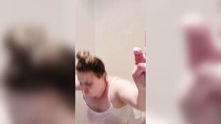 WetTshirt,Shower,Anal,Dildo,Fucking,Myself