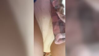 Diaper girl Lisa Wetting Tena nappy upskirt (Full video)